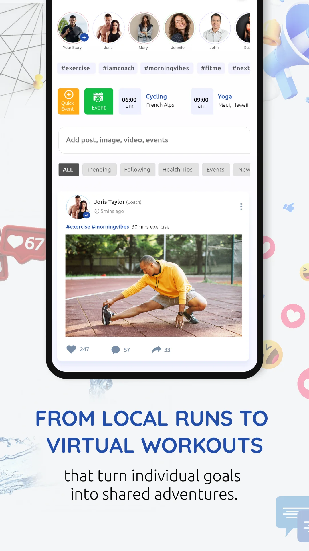 Abiliquest: food, water, vitals and community in one wellness app - screen 4